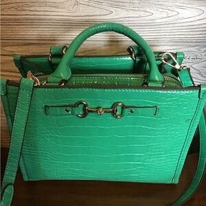 Faux Green Crocodile Anne Klein purse